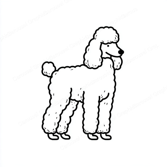 Poodle Vector Graphic preview
