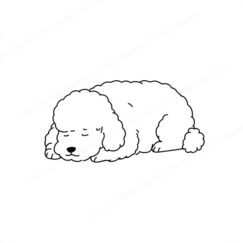 Poodle Vector Graphic preview