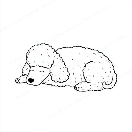 Poodle Vector Graphic preview