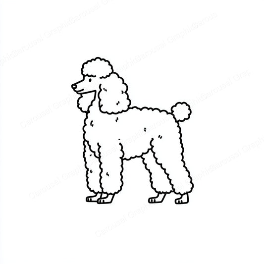 Poodle Vector Graphic preview