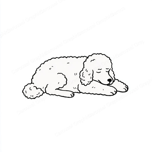 Poodle Vector Graphic preview