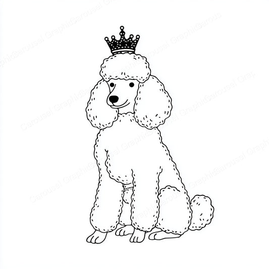 Poodle Vector Graphic preview