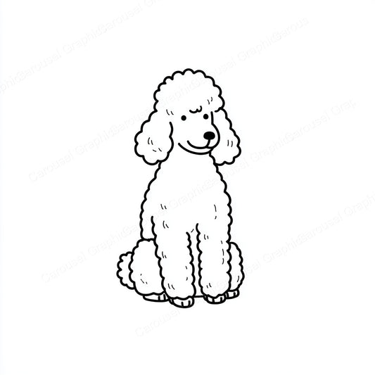 Poodle Vector Graphic preview