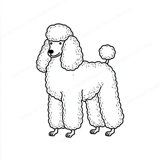 Poodle Vector Graphic preview