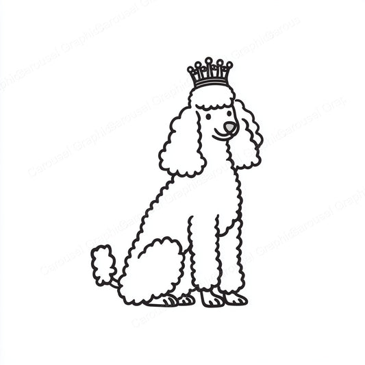 Poodle Vector Graphic preview