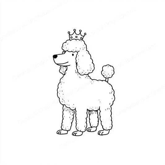 Poodle Vector Graphic preview