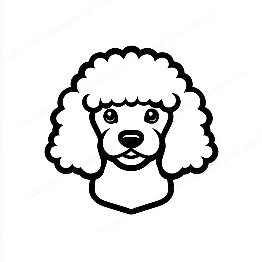 Poodle Vector Graphic preview