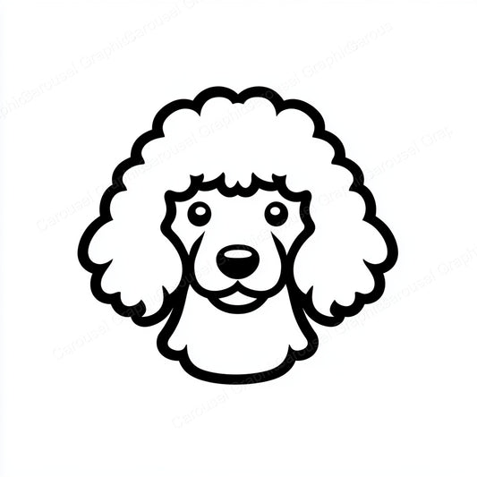 Poodle Vector Graphic preview