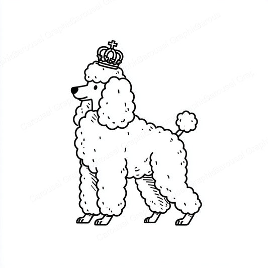 Poodle Vector Graphic preview