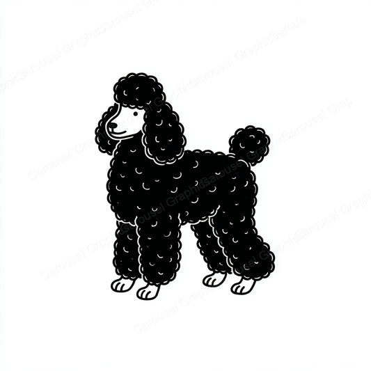 Poodle Vector Graphic preview