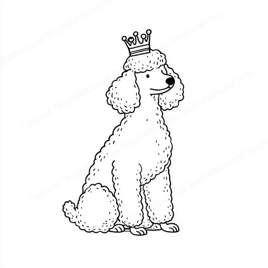 Poodle Vector Graphic preview