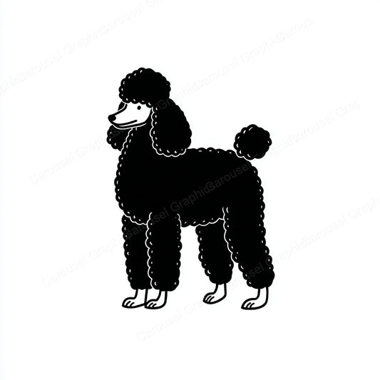 Poodle Vector Graphic preview