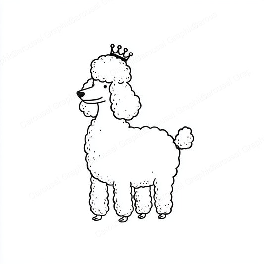 Poodle Vector Graphic preview