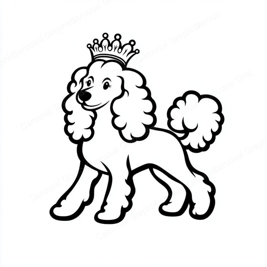 Poodle Vector Graphic preview