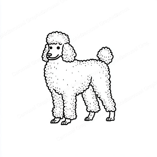 Poodle Vector Graphic preview