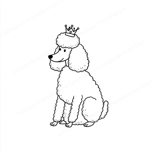 Poodle Vector Graphic preview