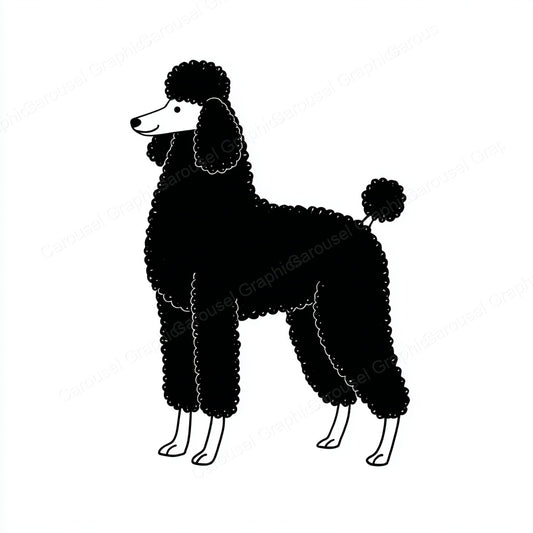 Poodle Vector Graphic preview