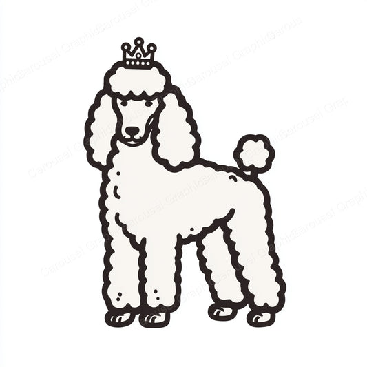 Poodle Vector Graphic preview