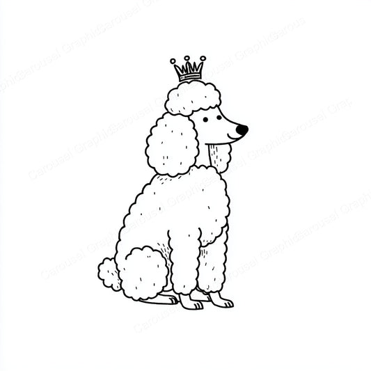 Poodle Vector Graphic preview