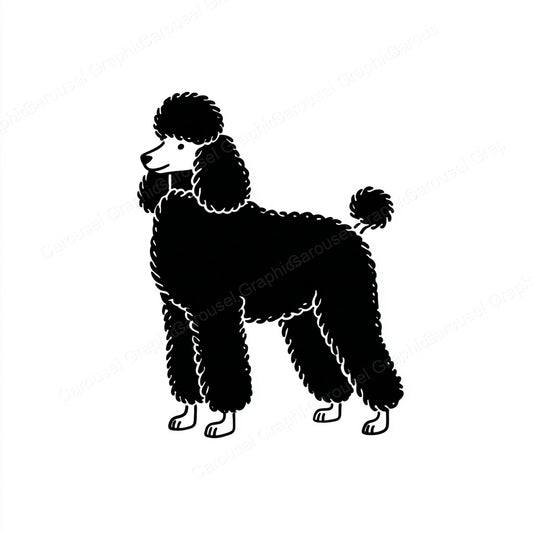 Poodle Vector Graphic preview