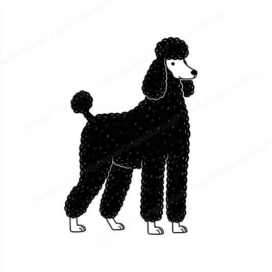 Poodle Vector Graphic preview