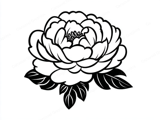 Peony Vector Graphic preview
