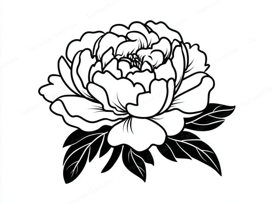 Peony Vector Graphic preview