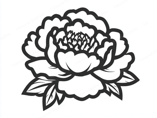 Peony Vector Graphic preview