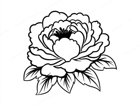 Peony Vector Graphic preview