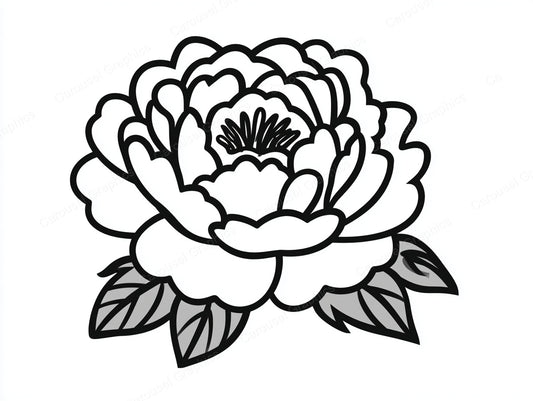 Peony Vector Graphic preview