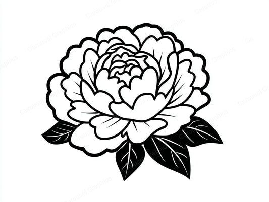 Peony Vector Graphic preview