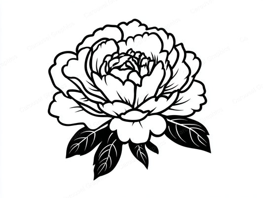 Peony Vector Graphic preview