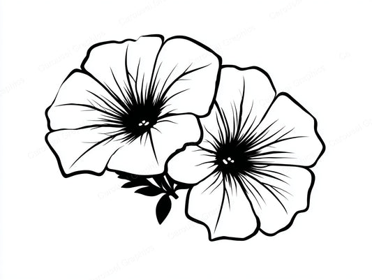 Petunia Vector Graphic preview