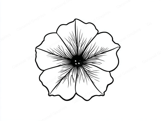 Petunia Vector Graphic preview