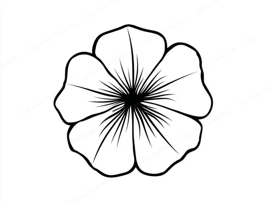 Petunia Vector Graphic preview