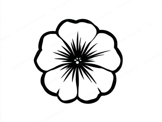 Petunia Vector Graphic preview
