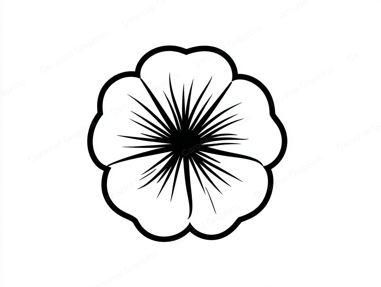Petunia Vector Graphic preview
