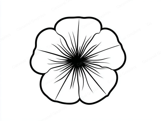 Petunia Vector Graphic preview