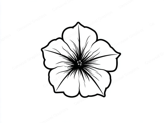 Petunia Vector Graphic preview