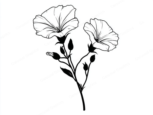 Petunia Vector Graphic preview
