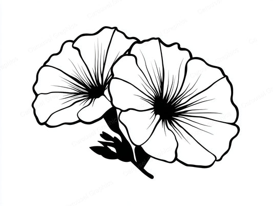 Petunia Vector Graphic preview