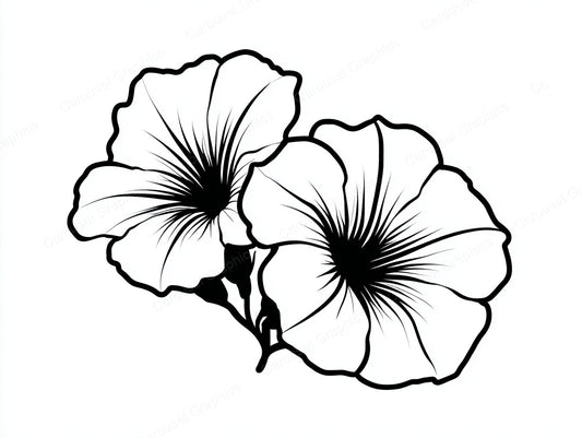 Petunia Vector Graphic preview
