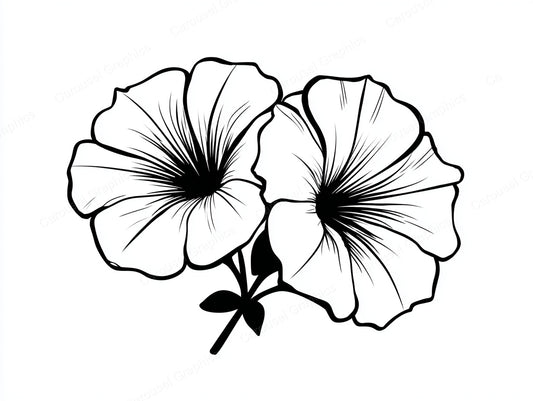 Petunia Vector Graphic preview