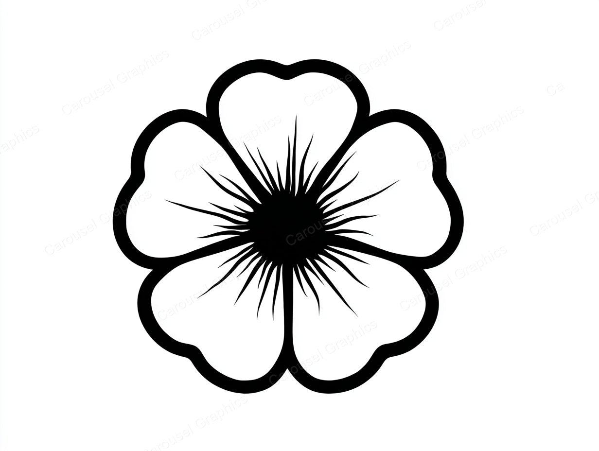 Petunia Vector Graphic preview