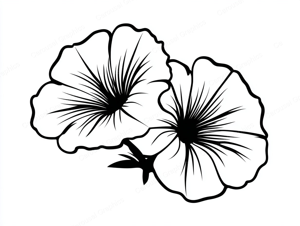 Petunia Vector Graphic preview