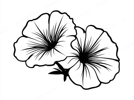 Petunia Vector Graphic preview