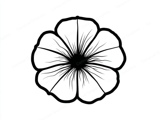 Petunia Vector Graphic preview