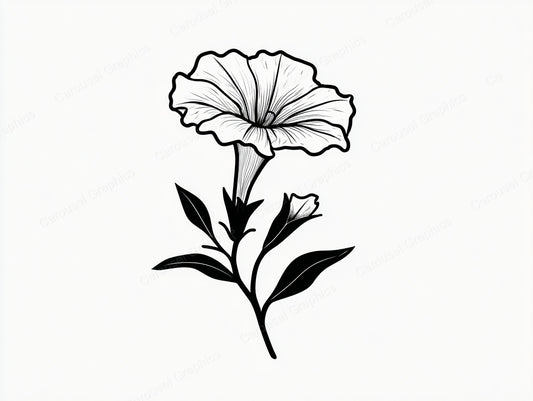 Petunia Vector Graphic preview