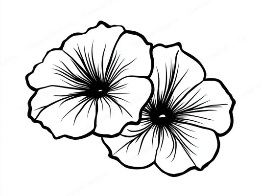 Petunia Vector Graphic preview