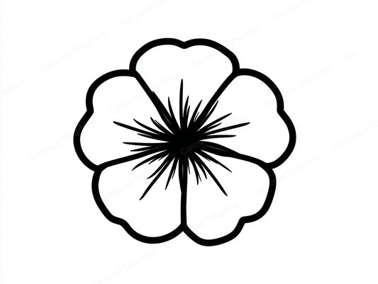 Petunia Vector Graphic preview